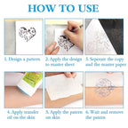Yangna Tattoo Transfer Paper 100 Sheets Bulk A4 Thermal Stencil Paper - Image 4