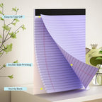 2 Pack Legal Pads 8.5 x 11 Purple Note Pads 8.5 x 11 Notepad 8.5 x 11 Micro - Image 3