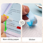 Golcellia Sticky Book Index Tabs, Page Tabs Markers, Sticky Notes Tabs 1272 - Image 4