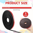 AmazingSpark Magnetic Tape Roll Thin Strips, 0.39 Inch x 33 Feet Magnetic Board - Image 3