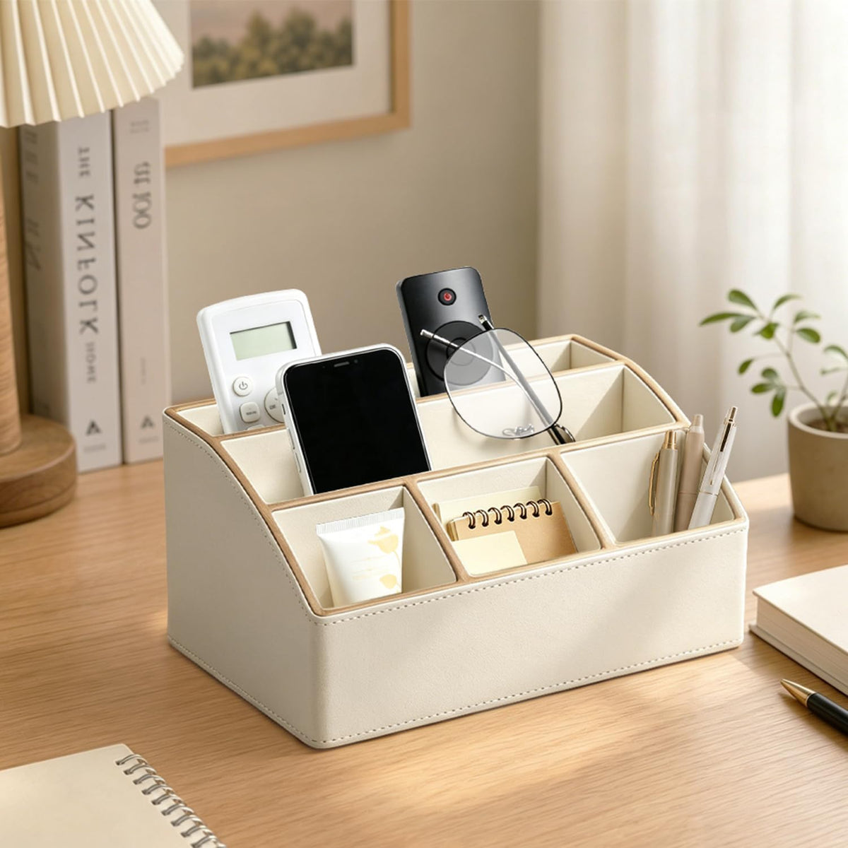 TV Remote Control Holder,Mail Organizer Countertop,Office Supplies Storage