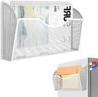 LQPAFZ Magnetic File Holder 1 Pockets File Folder Organizer, Office Hanging by LQPAFZ