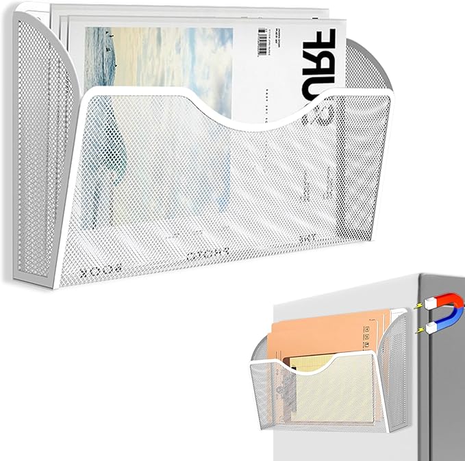 LQPAFZ Magnetic File Holder 1 Pockets File Folder Organizer, Office Hanging by LQPAFZ