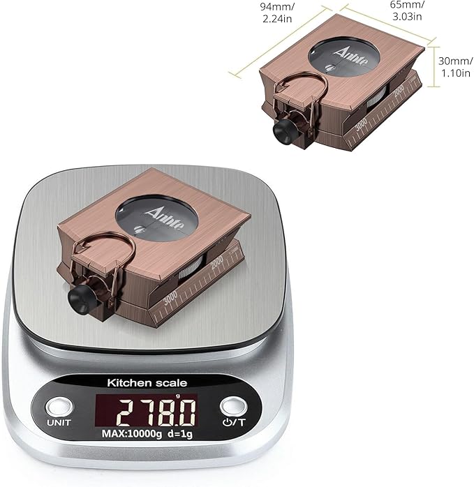 Anbte Compass Hiking Survival, IP65 Waterproof Metal Compass - Image 7