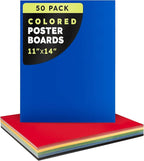 Hygloss Medium Colored Poster Board 11x14 by HyglossProductsInc