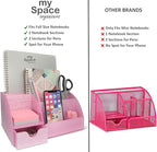 Pink Desk Organizer Office, - Image 5