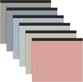 Lincia 6 Pcs 11" x 9.5" Legal Pads College Ruled Notepad Landscape Notebook by Lincia