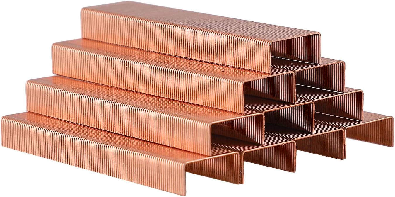 KIDMEN Rosegold Desk Accessory Kit,Set of Stapler, Staple Remover,1000pcs Staples,Tape Dispenser,Big Diamond Ballpoint Pen and 10pcs Binder Clips