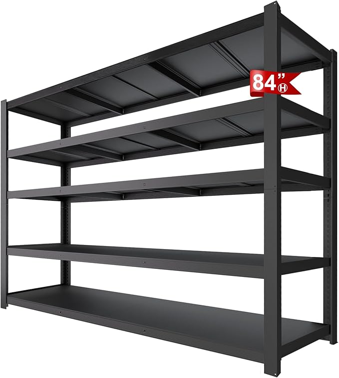 ZEUKMXOO 84" H Garage Shelving, Storage Shelves 3050LBS Heavy Duty Storage - Image 8