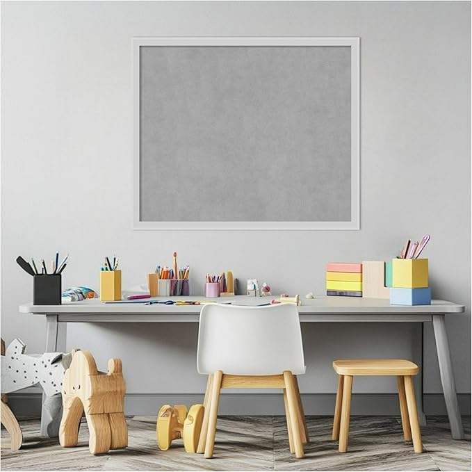 Amanti Art Silver Framed Magnetic Board 21x25 Medium Vision Board - Image 5