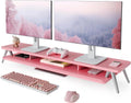 Fenge Dual Monitor Stand, Monitor Stands Riser