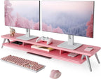 Fenge Dual Monitor Stand, Monitor Stands Riser by Fenge