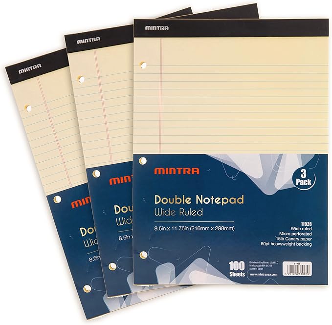 Mintra Office Legal Pads, 8.5in x 11in) by Mintra