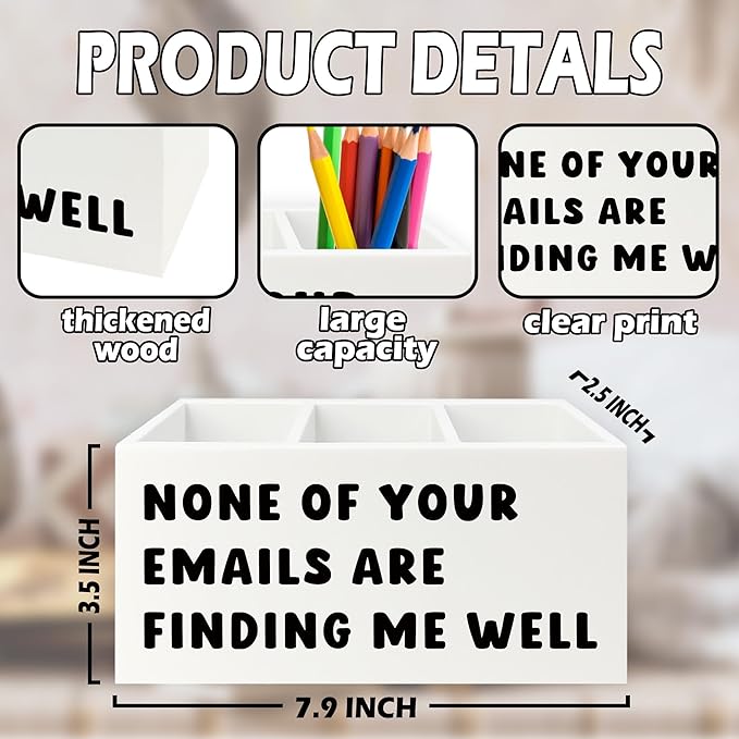 XPH Funny Office Pen Pencil Holder Organizer - Image 7