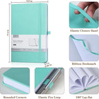 POPRUN A5 Lined Journal Notebooks, Leather Hardcover Thick Notebook - Image 2