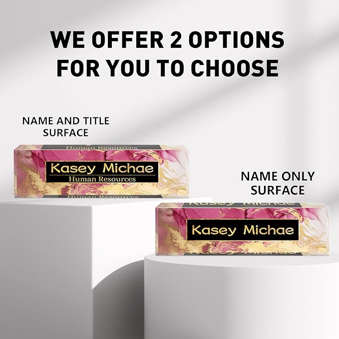 SalaGraphics Desk Name Plate Personalized, Custom - Image 2