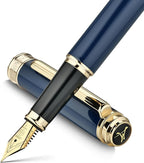 MCNTEIK 317 Fountain Pen, Stunning Luxury Piano Lacquer, 18K Gilded Nib by Mcnteik