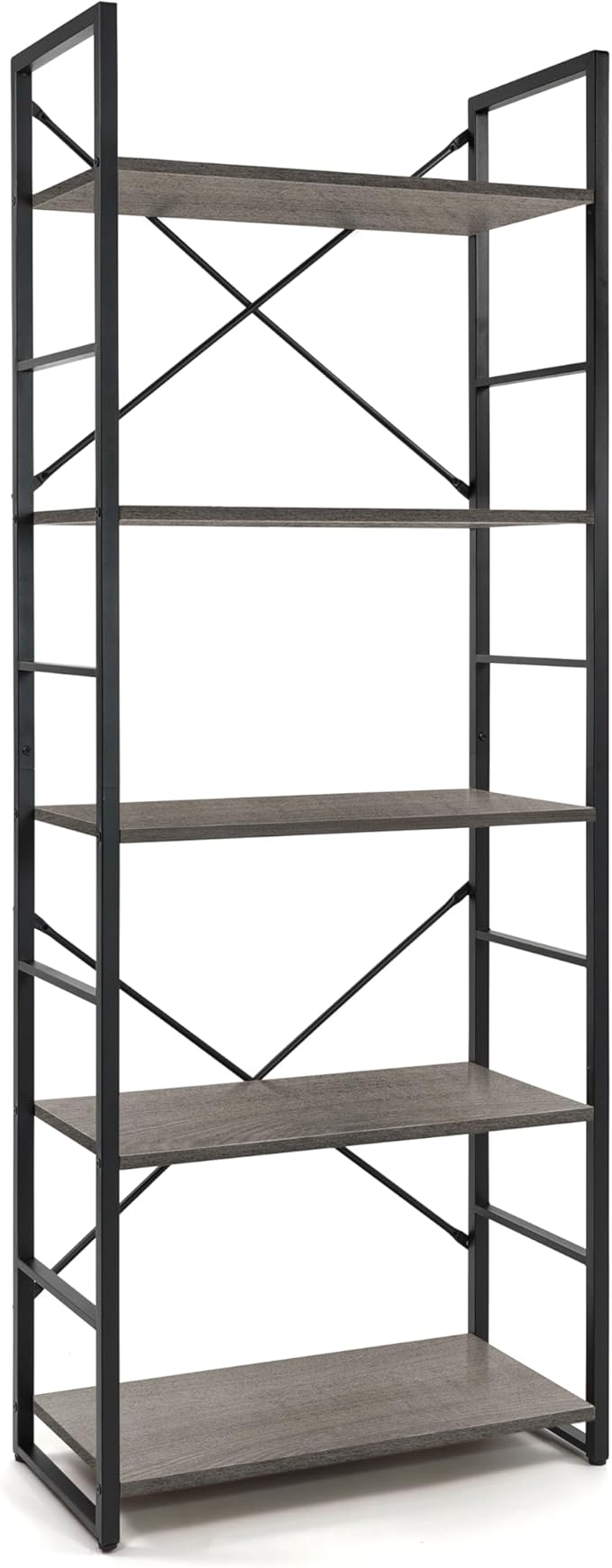CAPHAUS 5 Tier Bookshelf, 24 Inch Width Free Standing Shelf, Bookcase Shelf - Image 8