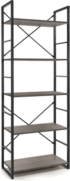 CAPHAUS 5 Tier Bookshelf, 24 Inch Width Free Standing Shelf, Bookcase Shelf - Image 8
