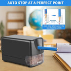 AFMAT Heavy Duty Electric Pencil Sharpener, Classroom Pencil Sharpeners - Image 3