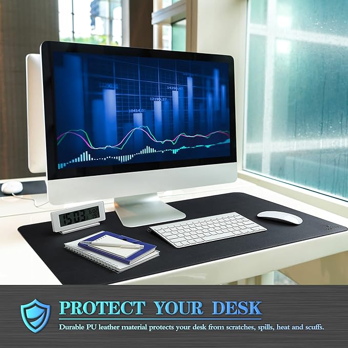 K KNODEL Desk Mat, Dual-Sided Office Desk Pad, Waterproof Desk Mat - Image 6