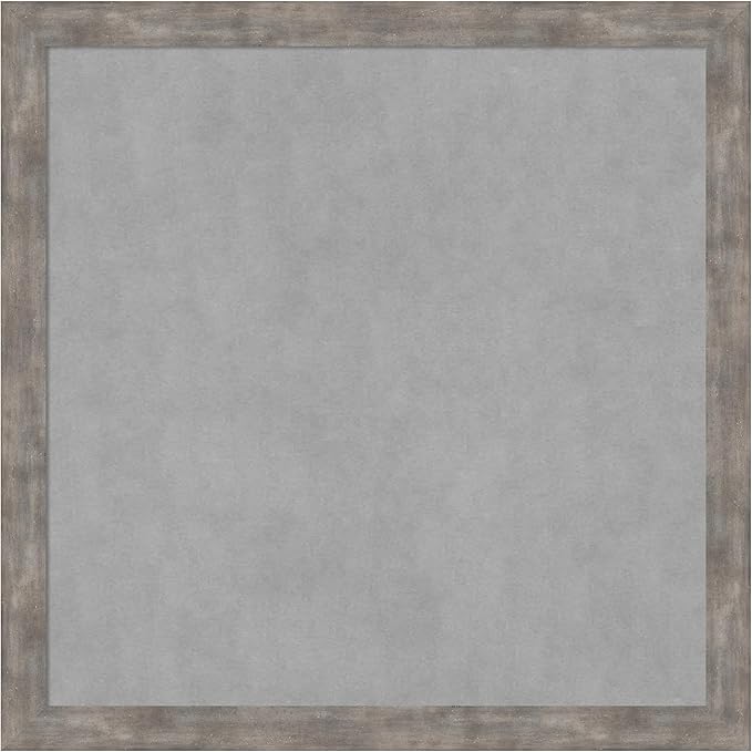Amanti Art Silver Framed Magnetic Board 27x27 Medium Vision Board by AmantiArt
