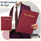 Harloon 40 Pcs Tax Return Folders 12 x 9 Inches 2 Pocket Folders Bulk Gold Foil - Image 6
