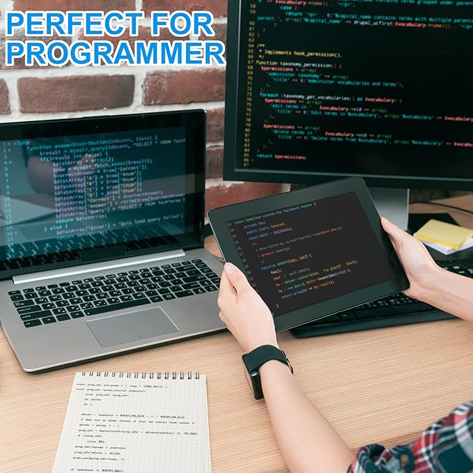 Engrowtic 2 Pack Graph Paper Spiral Notepad A5 Top Wirebound Notepad Grid - Image 7