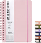 ABERLLS Pink Lined Spiral Journal Notebook - Image 8
