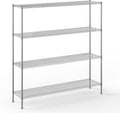 Regal Altair 18" Deep x 72" Wide x 74" Height Wire Shelving Kit | 4-Tier | NSF