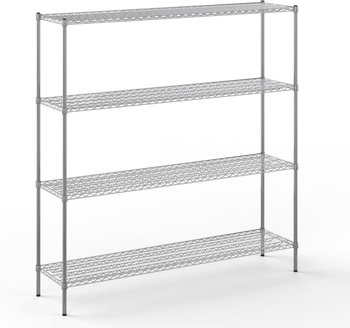 Regal Altair 18" Deep x 72" Wide x 74" Height Wire Shelving Kit | 4-Tier | NSF