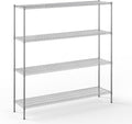 Regal Altair 18" Deep x 72" Wide x 74" Height Wire Shelving Kit | 4-Tier | NSF by Regal+Altair