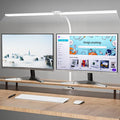 LED Desk Lamp, 31.5'' Wide Double Head Desk Lamps by Hensam