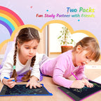 TECJOE 2 Pack LCD Writing Tablet, 10 Inch Colorful Doodle Board Drawing Tablet - Image 6