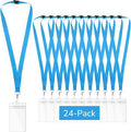 24-Pack Sky Blue Breakaway Lanyards by WEZEBEL