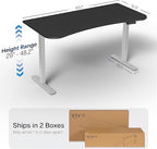VIVO Electric 63 x 32 in Standing Desk, Memory Height Adjustment, 1B Series - Image 3