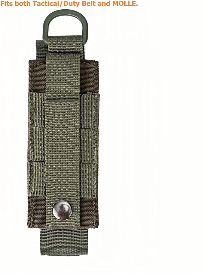 Tactical Flashlight Holster MOLLE Torch Holder MK4 OC/Mace Pepper Spray - Image 4