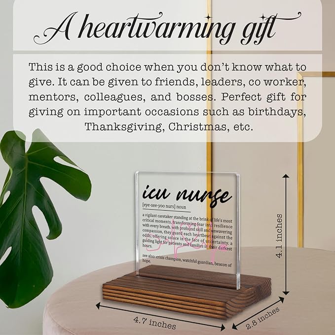 ICU Nurse Gifts, Thank You Appreciation Gifts - Image 4