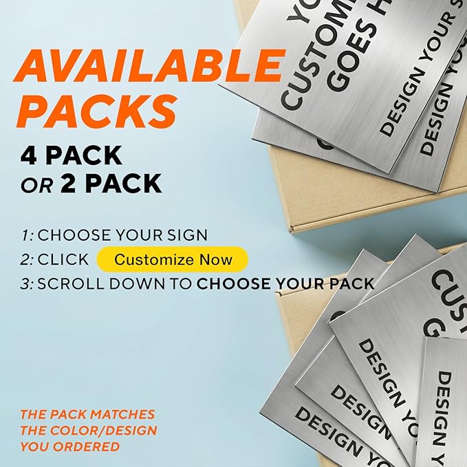 Custom Outdoor Metal Signs, Personalized Aluminum Signs, Customized Safety Signs - Image 4