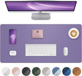 Leather Desk Pad Protector, Desk Mat, Large Mouse Pad, Non-Slip Desk Pad by AFIING