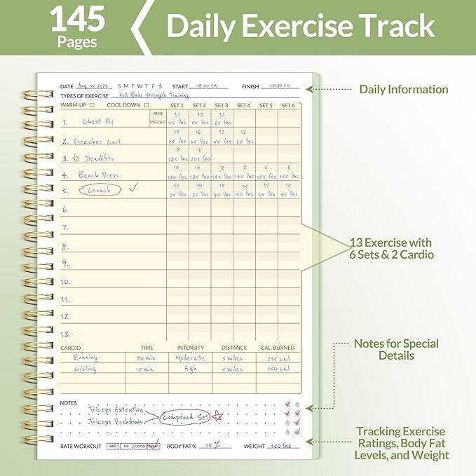 Fitness Journal Workout Planner - Image 2