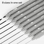 ARTISTRO Set of 9 Fineliner Pens - Image 2