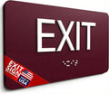 ADA Compliant Sign with Braille by NapTags