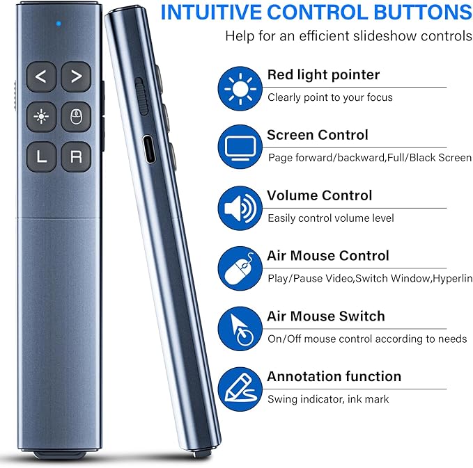 Presentation Clicker with Air Mouse - Image 2