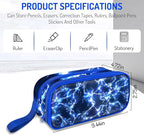 Fitvc Large Pencil Case for Boys, Lightning Boys Pencil Pouch for Kids Teens - Image 5