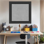 Amanti Art Black Framed Magnetic Board 25x25 Medium Vision Board - Image 5