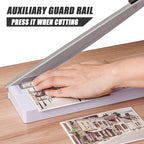 TIANSE Paper Trimmer 12” 8 to 12 Sheet Capacity Paper Cutter Guillotine - Image 3