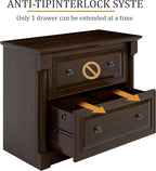 blini 2 Drawer File Cabinet Farmhouse Lateral File Cabinet - Image 4