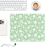 Auhoahsil Mouse Pad, 12 x 10 in Simple Flower Theme Computer Mouse Pad - Image 2