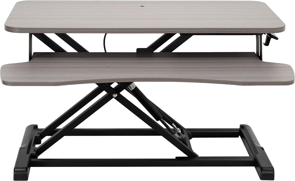 VIVO 32 inch Desk Converter, K Series, Height Adjustable Sit to Stand Riser